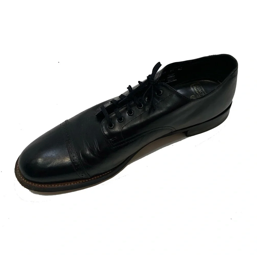 10.5 / Stacy Adams Black Leather Men's Oxfords